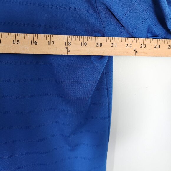 Grand Slam Airflow Polo Shirt Golf Blue Short Sleeve Polyester Large EUC - Picture 9 of 10